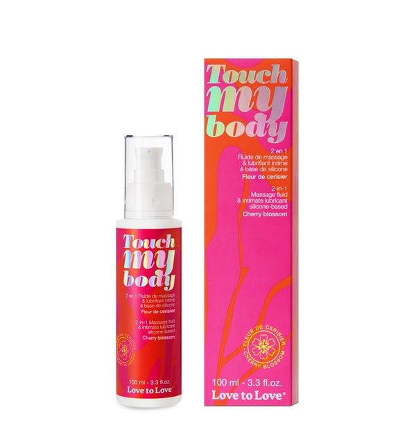 TOUCH MY BODY - MASSAGE & LUBRICANT -CHERRY BLOSSOM 100ML / 3.3FL.OZ.
