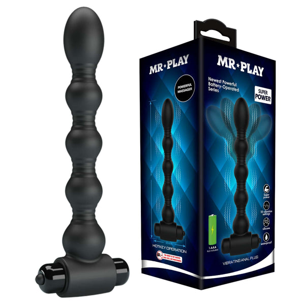 MR PLAY - VIBRATING ANAL PLUG - 10 functions