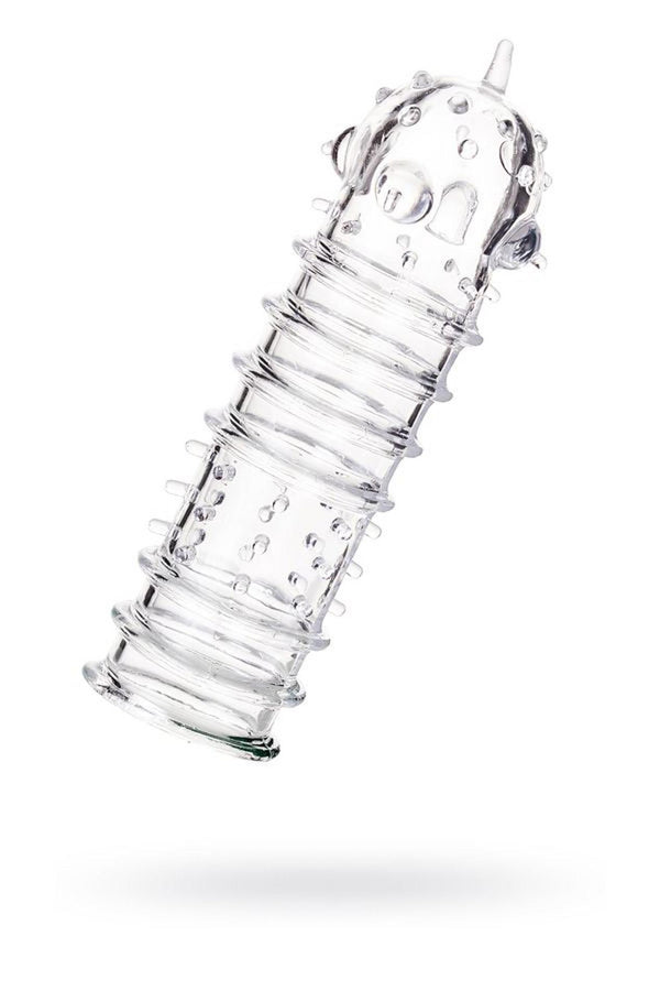 A-TOYS, Penis Sleeve, TPR, Transparent, 15.3 cm