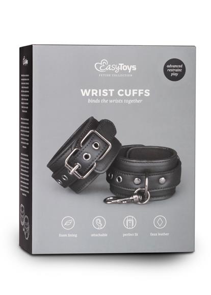 Handcuffs-Black Leather Handcuffs