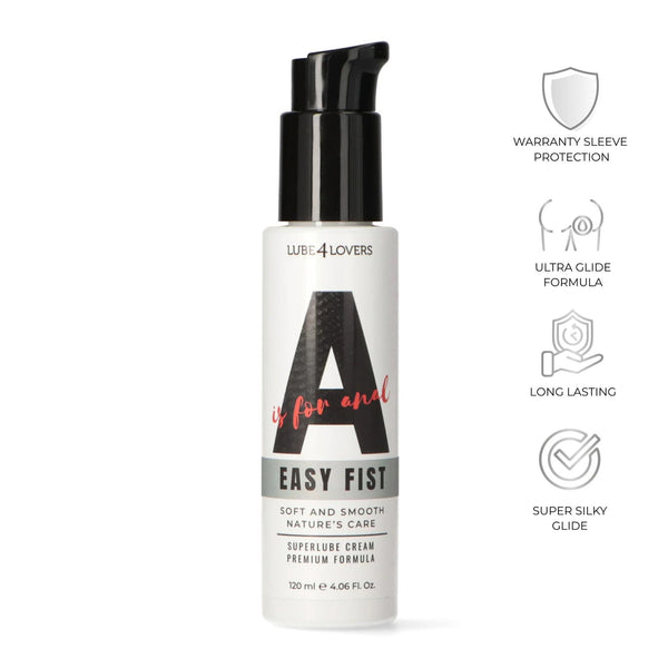 A is for Easy Fist - Creamy Anal Lubricant 120 ml