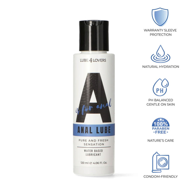 A is for Anal Lube - Anal Lubricant 120 ml