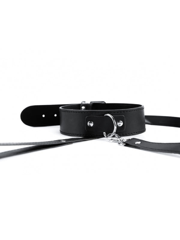 Black Collar and Leash