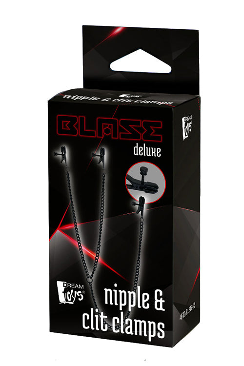 BLAZE DELUXE NIPPLE &amp; CLIT CLAMPS
