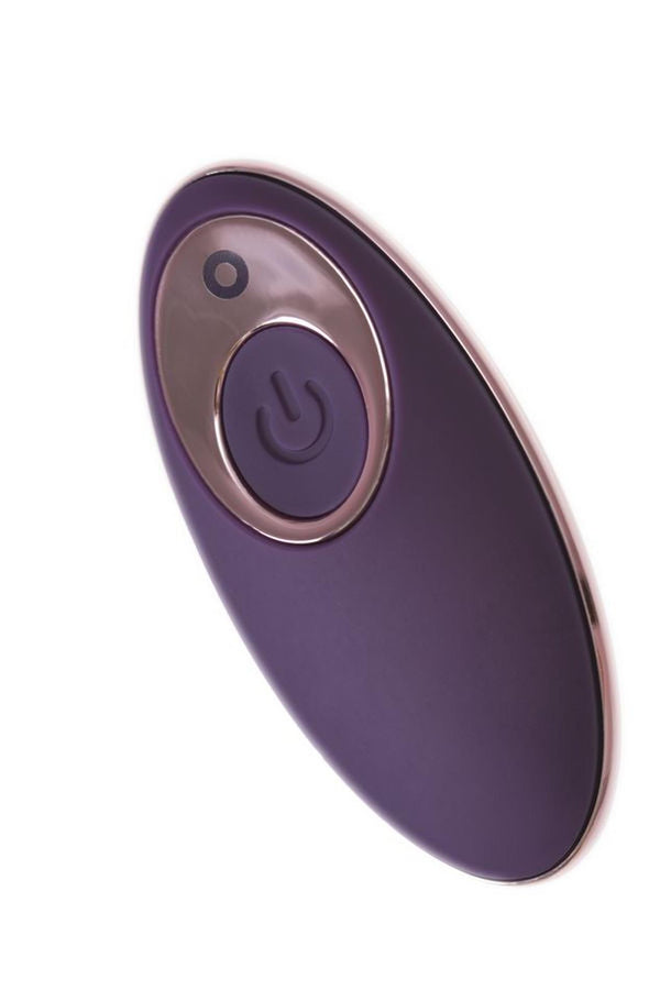 JOS Vibrating Egg with Friction Simulation  Bumpy, Silicone, Violet, 9 cm