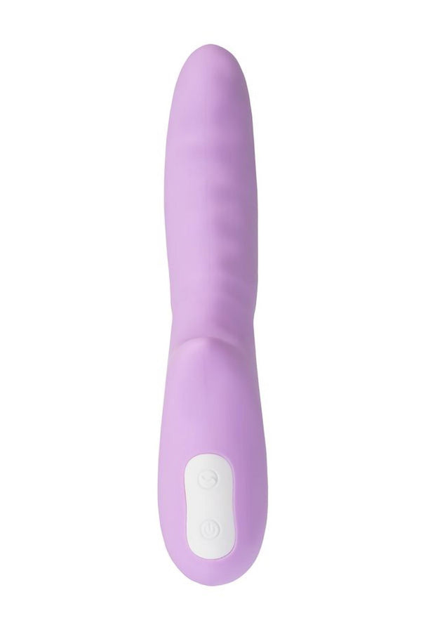 JOS JRotator vibrator MERRY GOR, silicone, purple, 20.7 cm