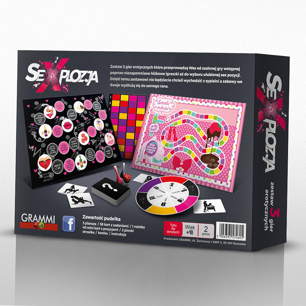 Sexplozja Games - a set of 3 erotic games