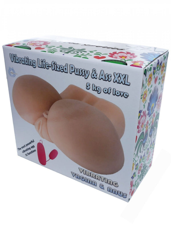 Masturbator Vibrating Life Sized Pussy & Ass XXL   quality II