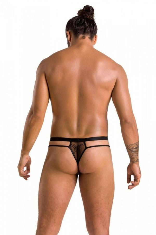 029 THONG COLLIN black L/XL   Passion