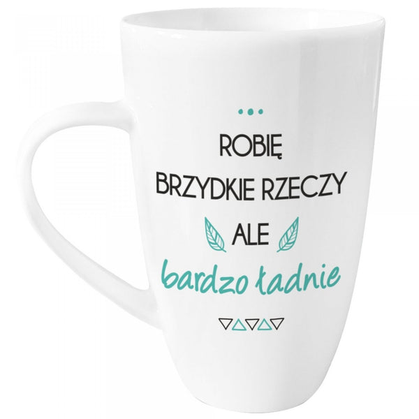 ALL ABOUT ME   kubek wysoka baryłka 400ml   Brzydkie rzeczy