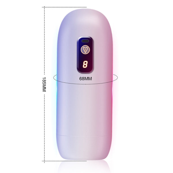 Masturbator  USB Rechargeable, 8 vibration functions