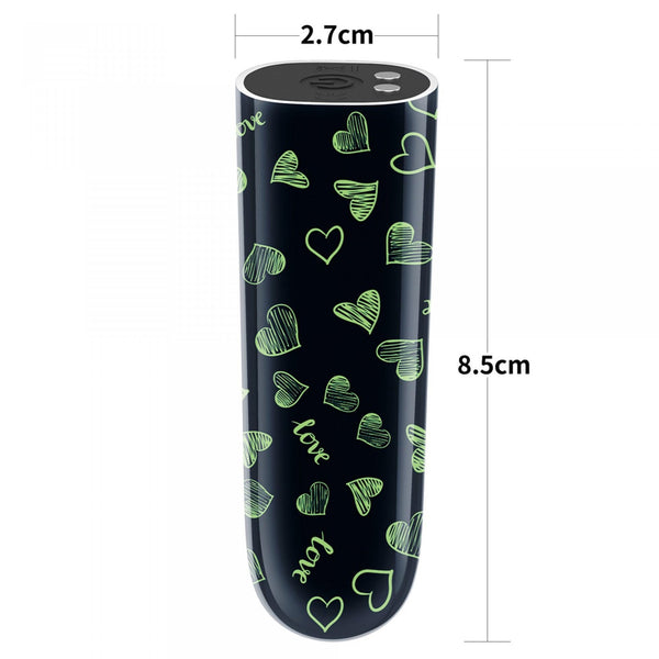 Rechargeable Glow in the dark Heart Massager