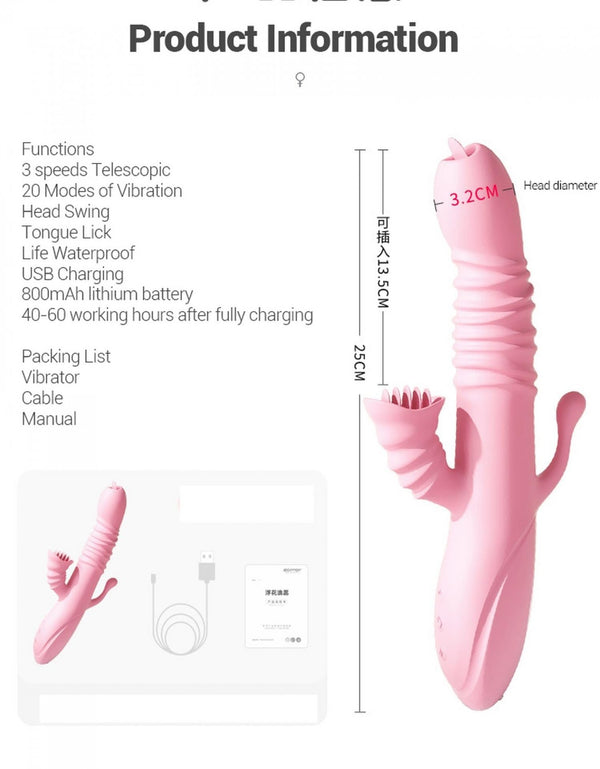 Ada USB Pink Vibrator