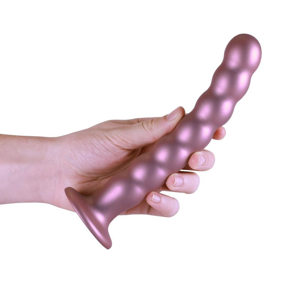 Beaded G Spot Dildo 8 / 20.5 cm Rose Gold