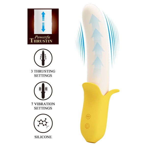 PRETTY LOVE   Banana Greek, 7 vibration functions 3 thrusting settings