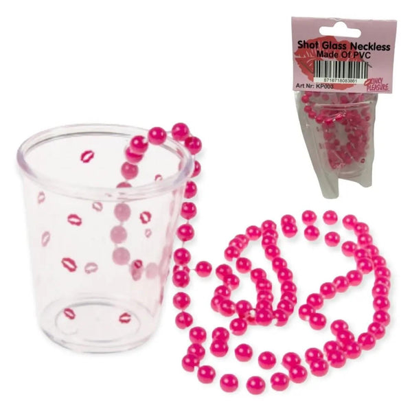 Kinky Pleasure Shot Glass Neckless Lips