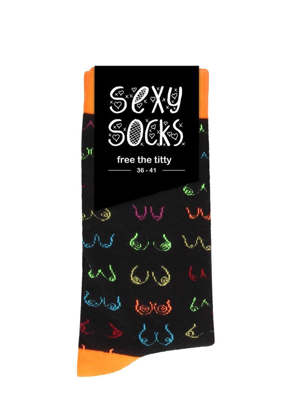 Sexy Socks   Free The Titty   36 41