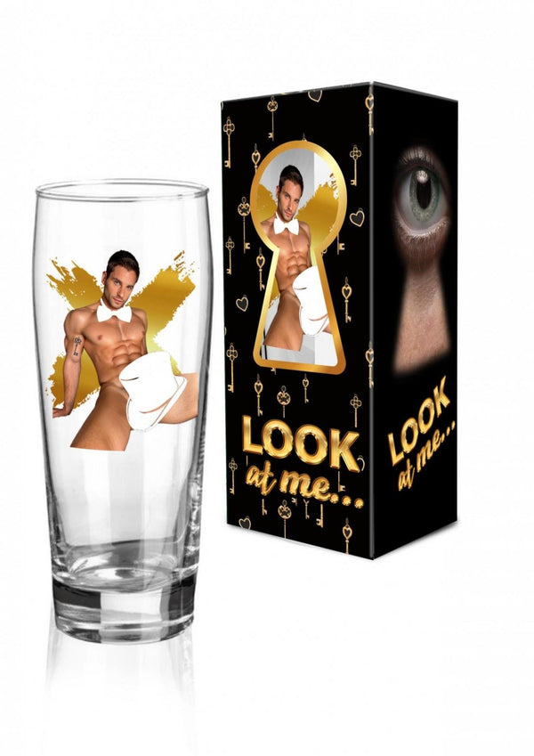 LOOK AT ME   Szklanka do piwa 500 ml   Mężczyźni