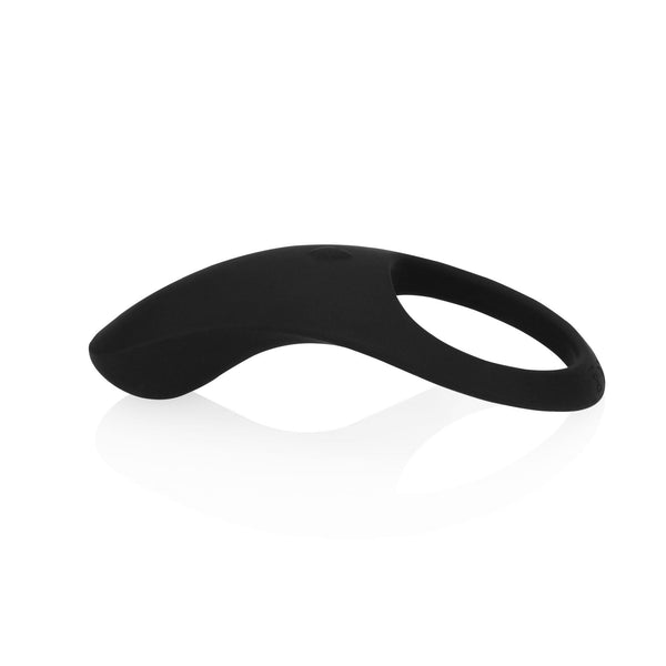Pointed Vibrating Cock Ring Licorice Black