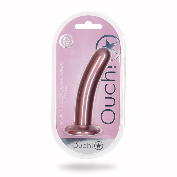 Smooth Silicone G Spot Dildo   6 / 14,5 cm