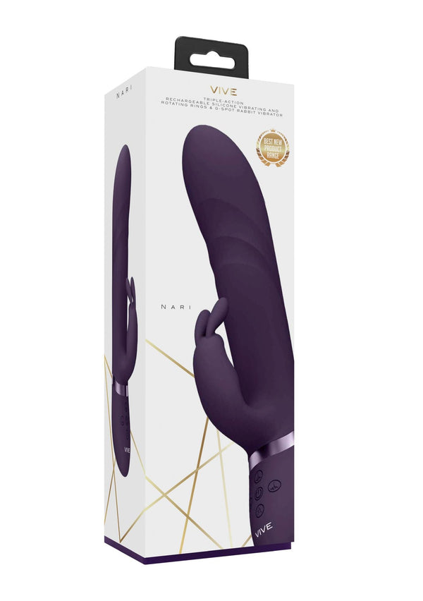 Nari Vibrating and Rotating Beads, G Spot Rabbit