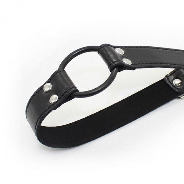 Knebel Easy Belt Ring Gag (nero)