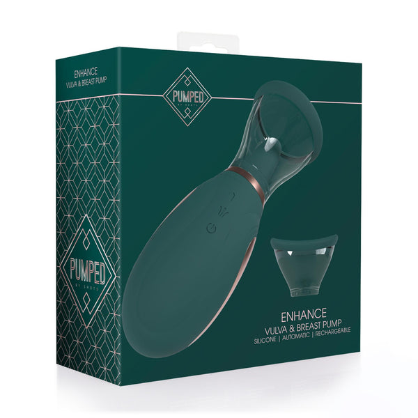 Enhance Automatic 13 Speed ​​Silicone Rechargeable Vulva &amp; Breast Pump