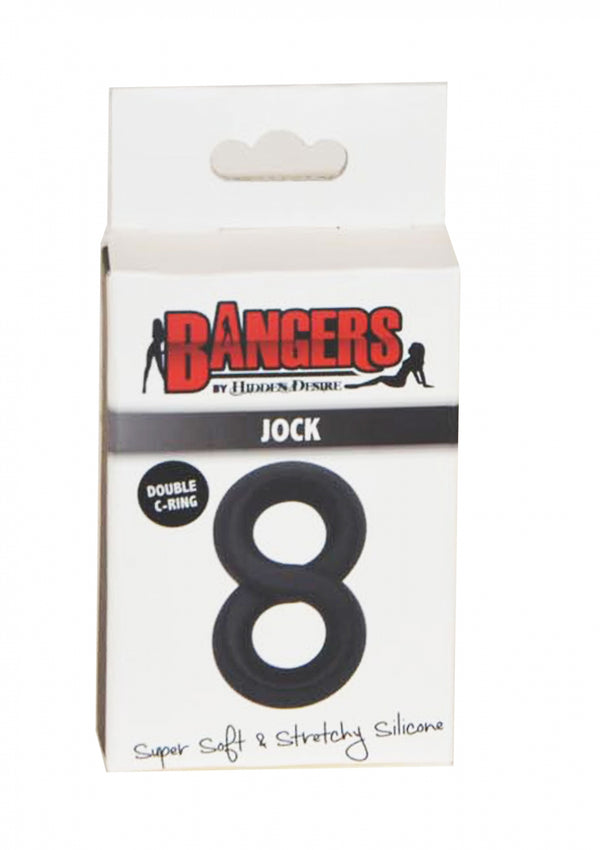 Soft Silicone Jock C Ring Black