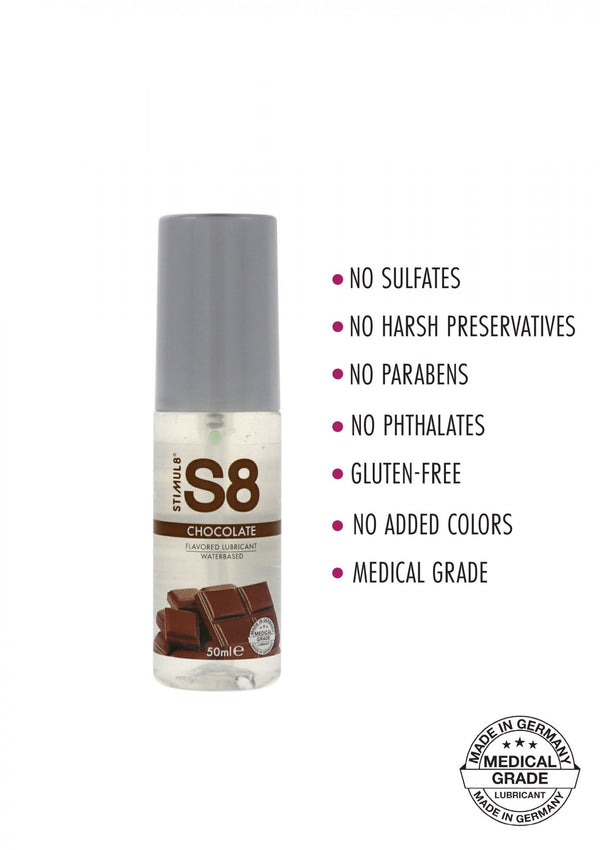 S8 WB Flavored Lube 50ml Chocolate