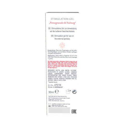 Stimulation Gel Pomegranate &amp; Nutmeg women 30ml