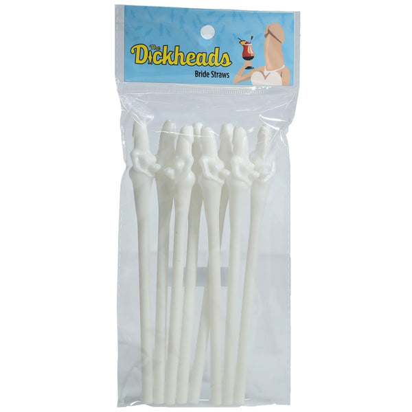 Bride Straws   White