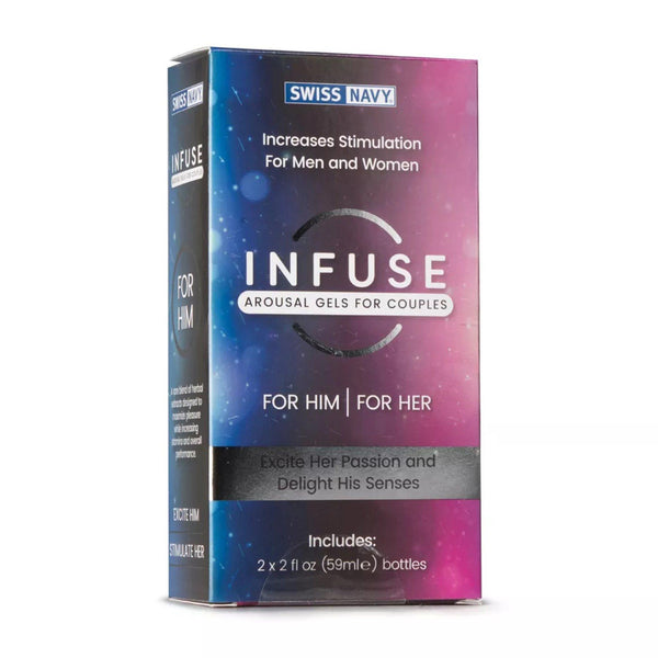 Infuse   2 in 1 Arousal Gel for Couples   2 x 2 fl oz / 59 ml