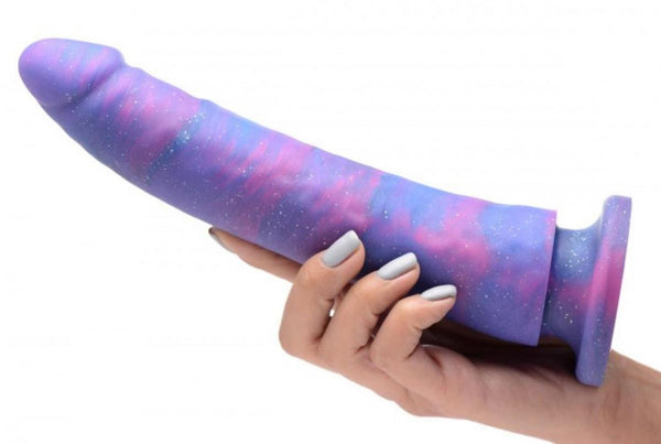 Magic Stick Silicone Dildo With Glitter   24 cm
