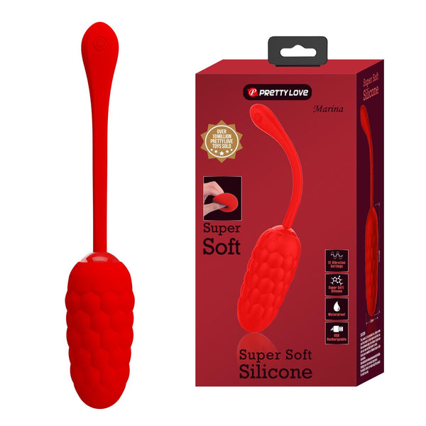 PRETTY LOVE   MARINA EGG Red 12 vibration functions