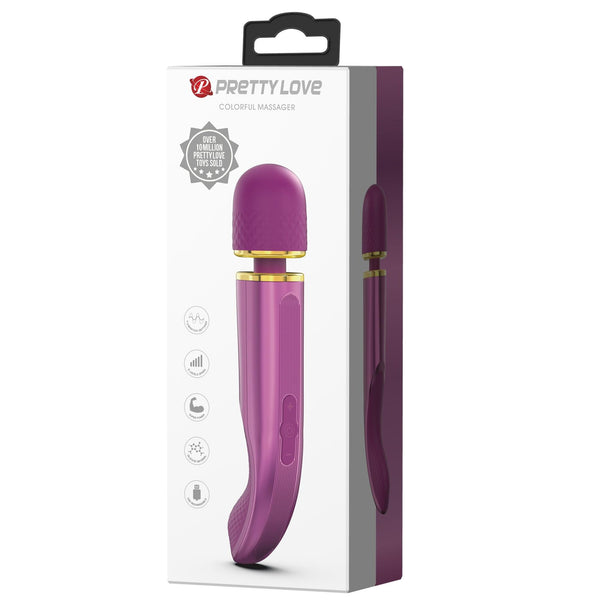 PRETTY LOVE Colorful Massager, 7 vibration functions 5 levels of speed control