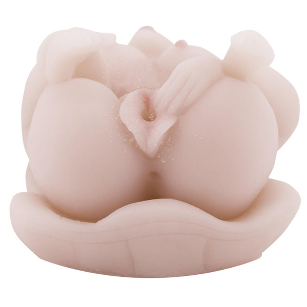 BAILE   Masturbator toy, TPR, double vibrating egg with voice, tighten,shrink 3AAA batteries