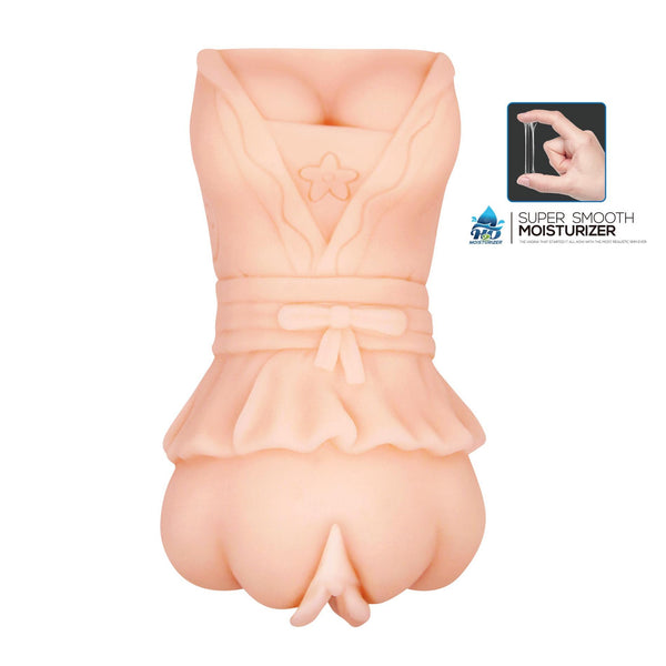 CRAZY BULL   Realistic Vagina Masturbator, Vibration Water lubricant, 3 AAA batteries