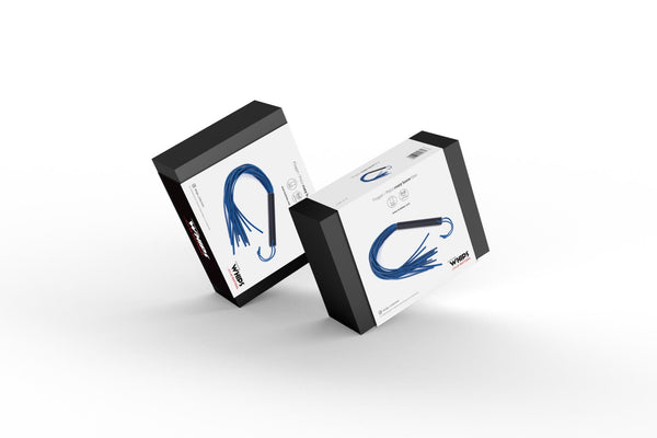 Crazy Horse Blue Flogger Whip