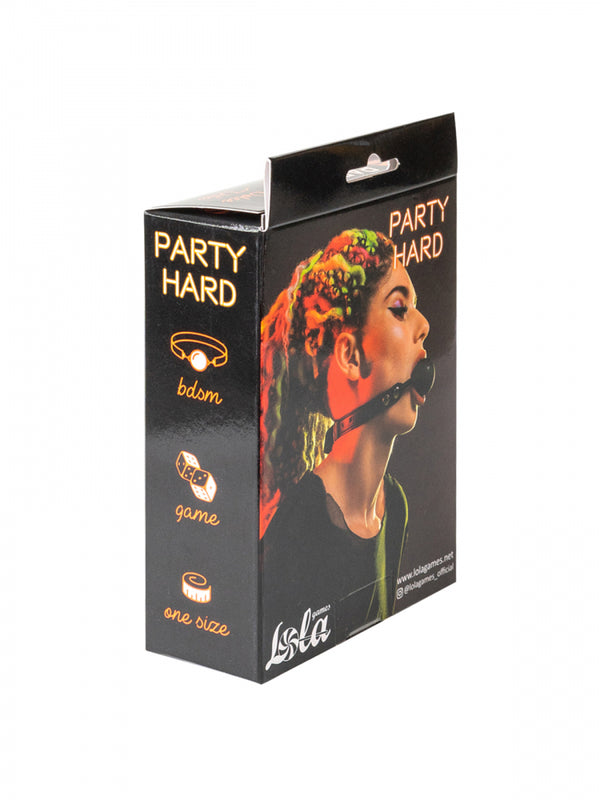 Gag Party Hard Love Addict Black
