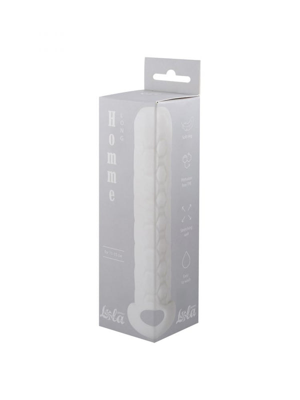 Penis sleeve Homme Long White for 11 15cm