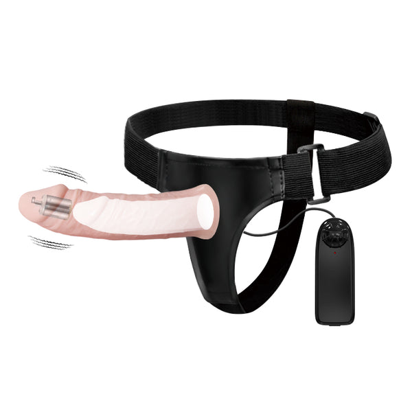 BAILE   Vibrating Hollow Strap on   Multispeed