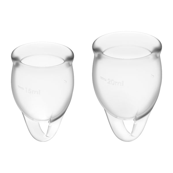 Feel Confident Menstrual Cup tampons (transparent)
