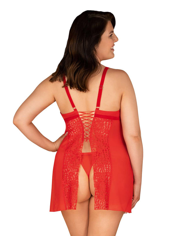 Bielizna Blossmina koszulka i stringi  4XL/5XL
