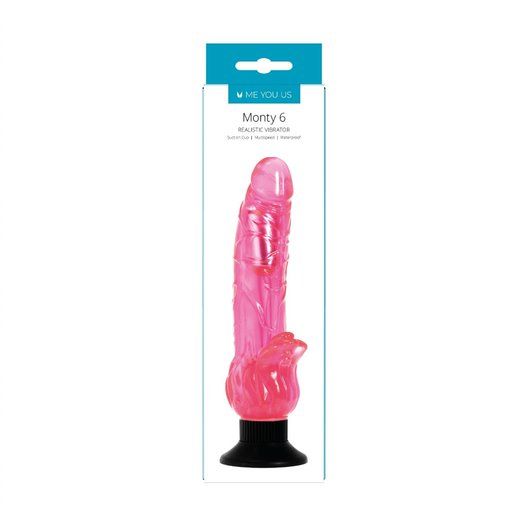 Wibrator  Me You Us Mounty 6 Realistic Vibrator Pink