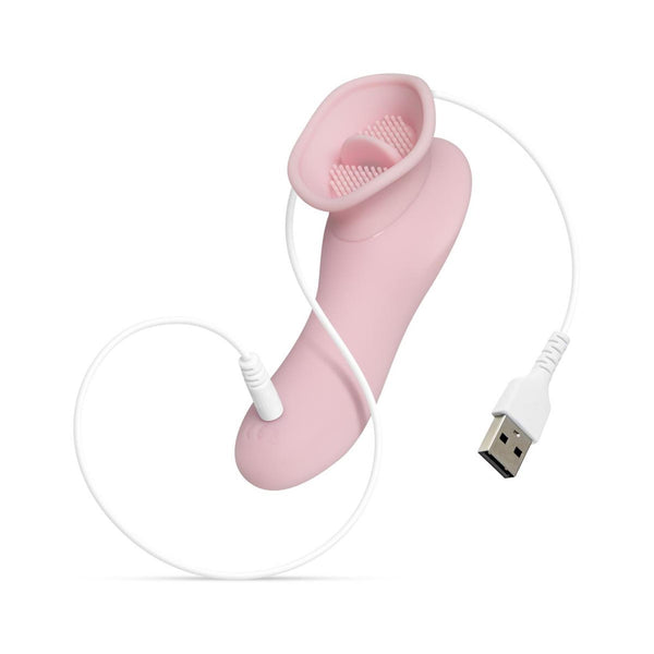 Clitoral Stimulator With Thong Pink