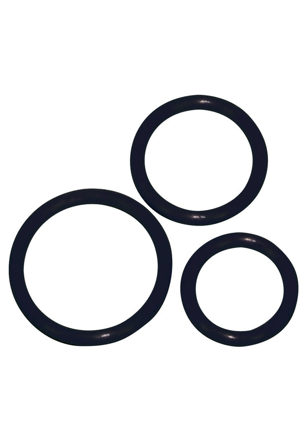 Silicone Cock Ring set 3 pcs