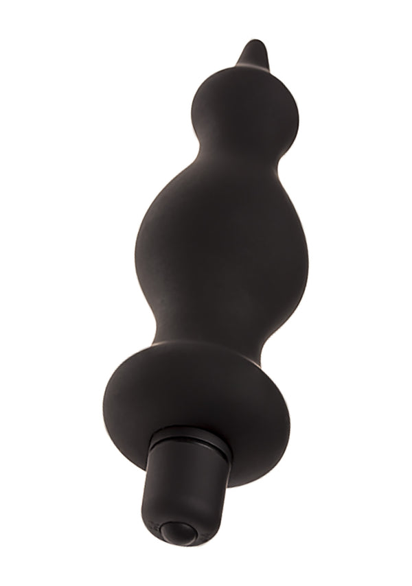 Plug/vibr Plug.Silic.Black.Vibrator
