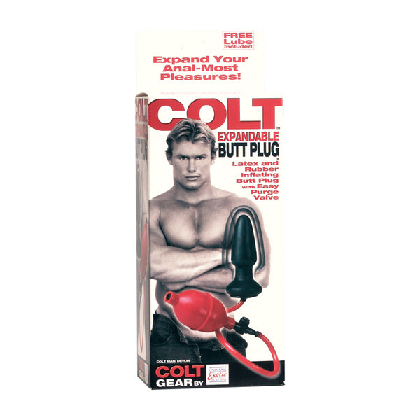 COLT Expandable Butt Plug Black
