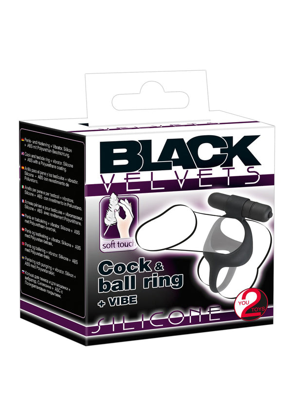 Black Velvets Cock &amp; Ball Ring