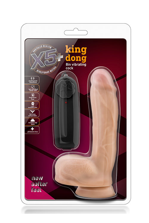 X5 PLUS KING DONG 8INCH VIBRATING COCK